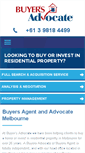 Mobile Screenshot of buyersadvocate.com.au
